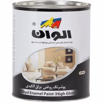 رنگ روغنی مشکی ۱ کیلویی الوان